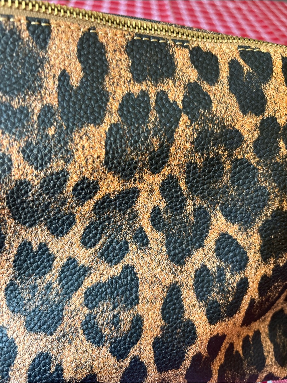 Steve Madden Leopard-Print Pouch in Black and Brown - Picture 3 of 6